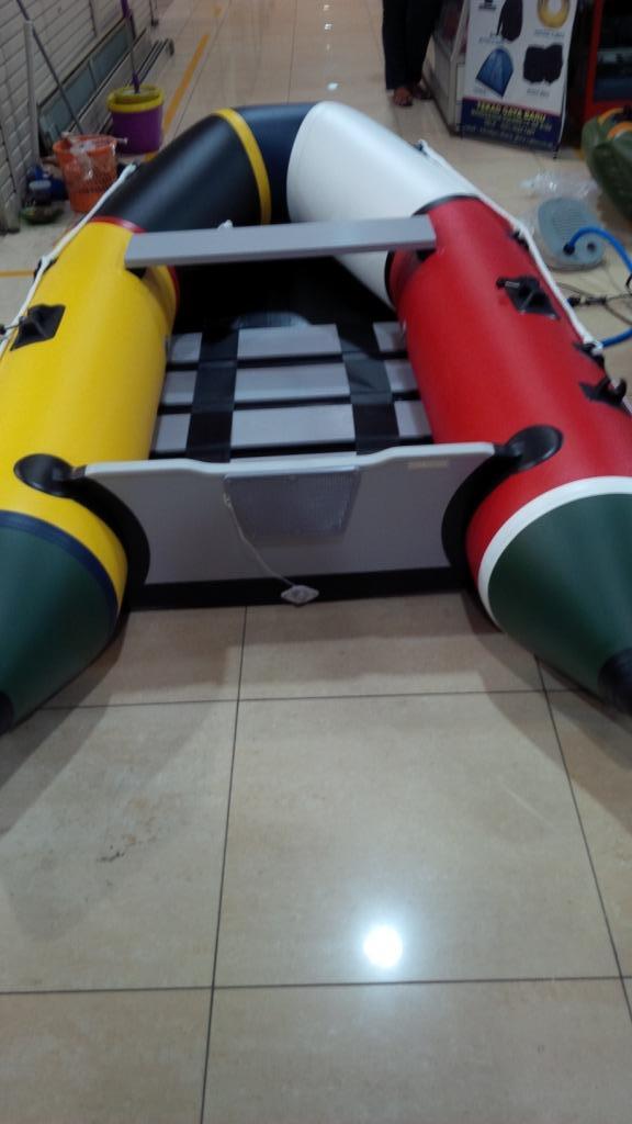 Perahu Karet murah kapsitas 4 Person material PVC 0.9mm