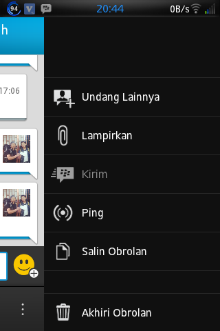 Antara BBM di ANDROID dan IOS