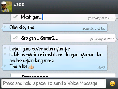 Guaranted Selimut / Cover Mobil