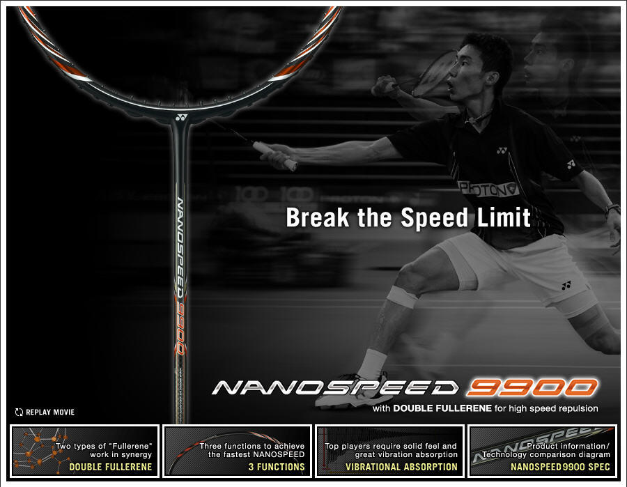 Raket Badminton Bulutangkis Yonex Nanospeed 9900