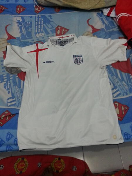 Jersey England Home Ori Away KW second 2005-2007 polos