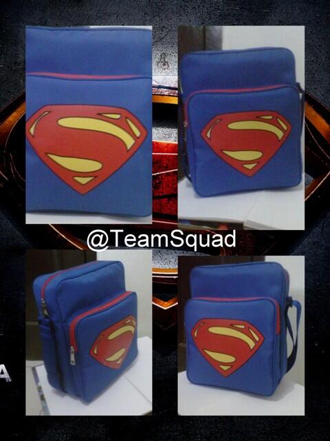 Tas Slimbag Superman & Man Of Steel For Ipad/Tab/Nettbook..STOCK TERBATAS...