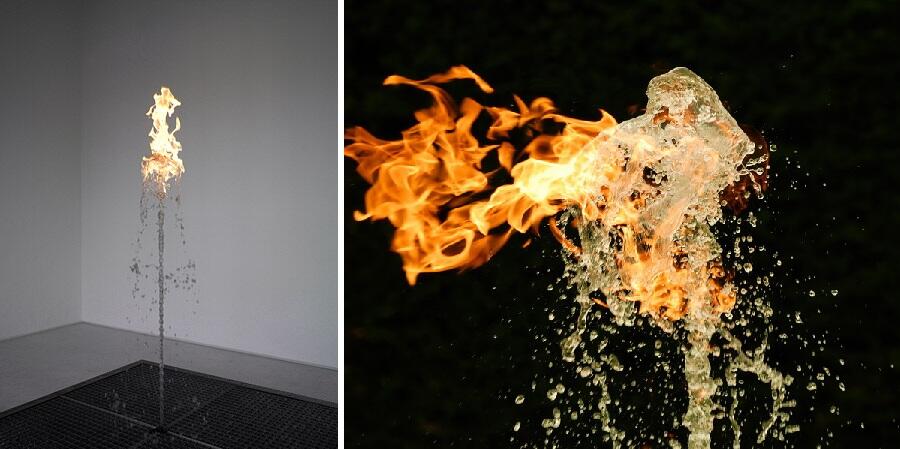 Air Mancur Api karya Jeppe Hein. sadis gan! (Pic + Video)