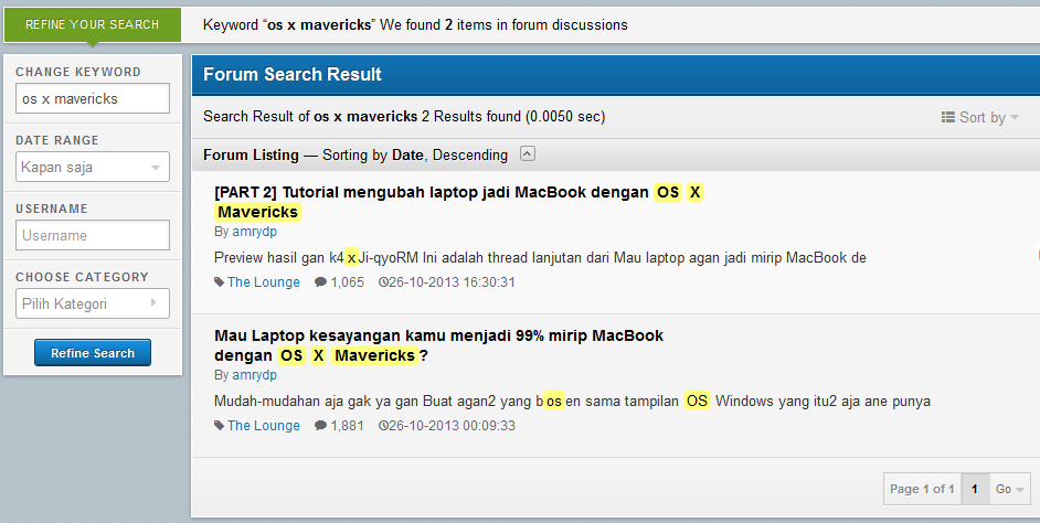 Mau Laptop kesayangan kamu menjadi 99% mirip MacBook dengan OS X Mavericks?