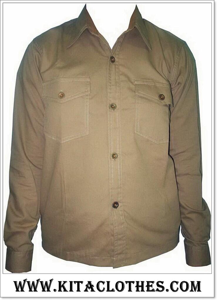 Yuuk Gan bikin kemeja outdoor kalian tanpa minimum order, desain bebas, bisa 1 pcs