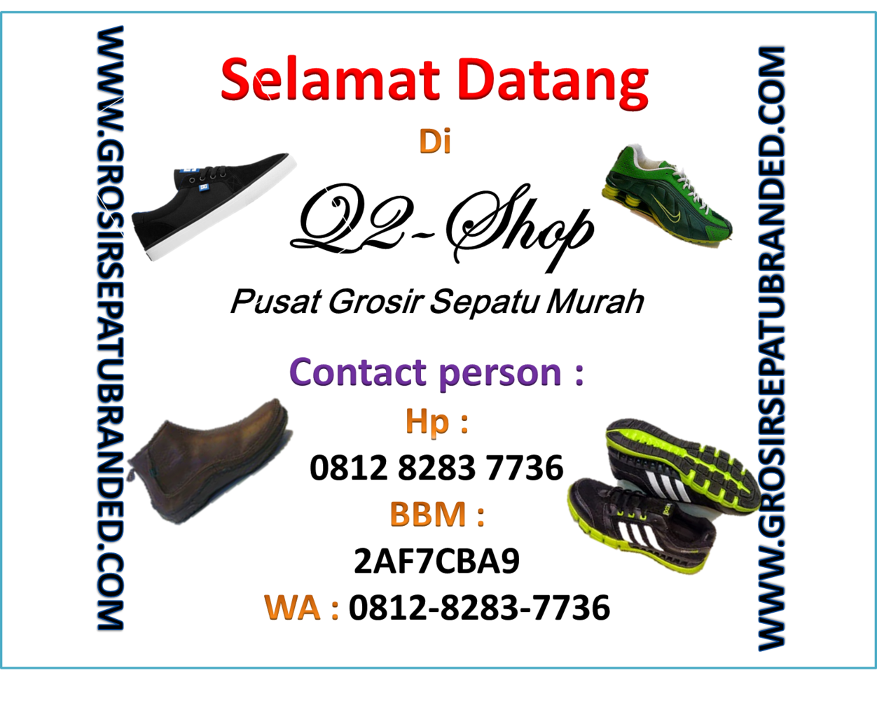 Sepatu adidas,nike,converse,vans,new balance terbaru,kickers,reebok baru,climacool
