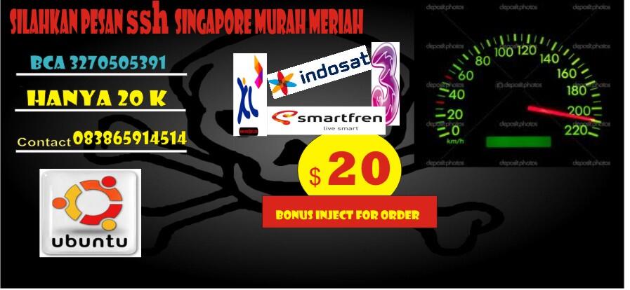 JUAL AKUN SSH SERVER SG.GS