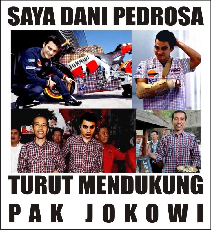 PEDROSA DUKUNG JOKOWI