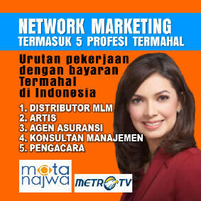 MLM termasuk 3 PROFESI TERMAHAL