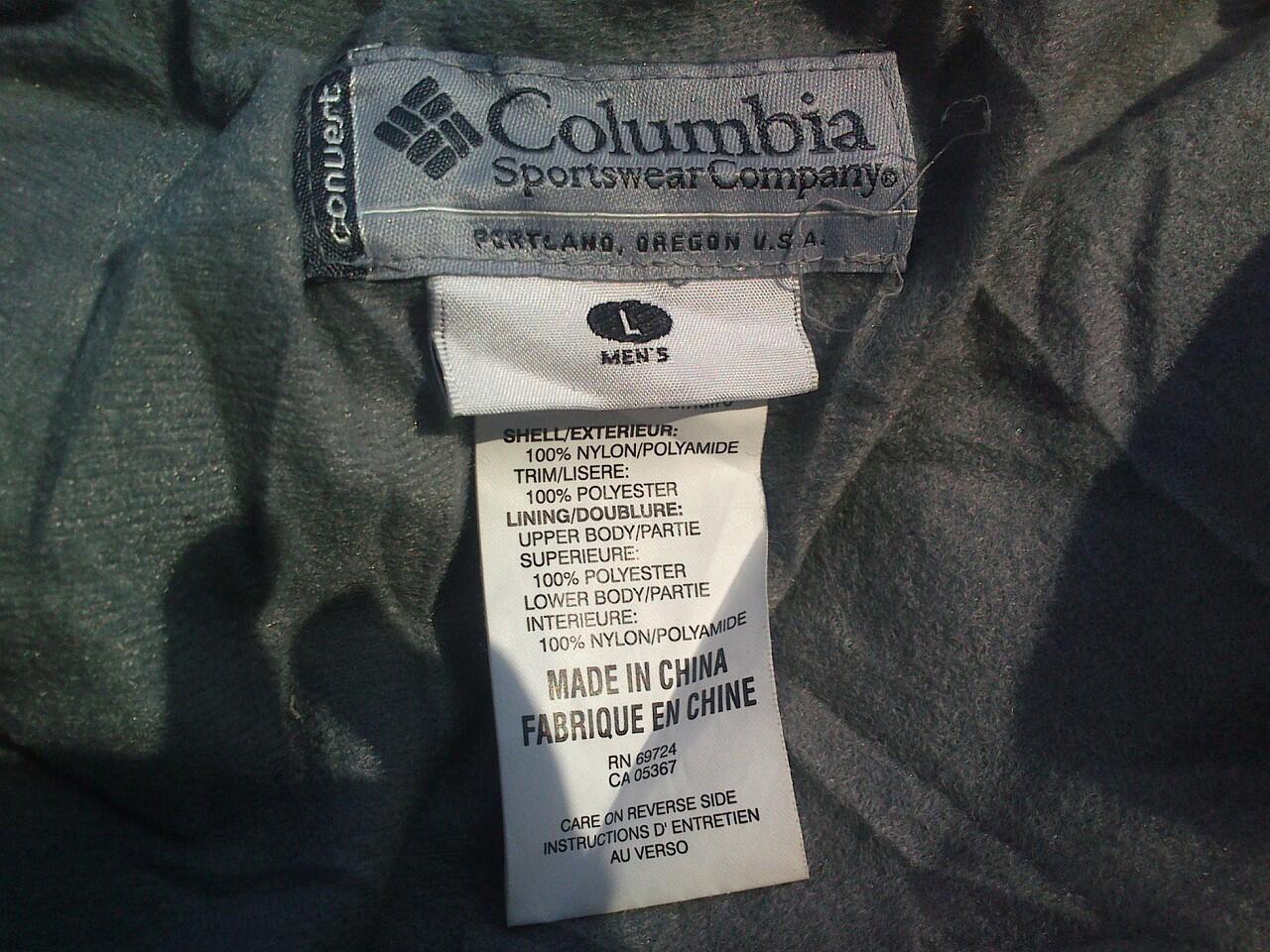 jual celana gunung columbia waterproof omni tech 2ND