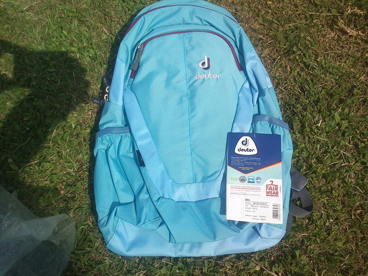 jual daypack DEUTER ZEA 22L & cover bag EIGER 45L