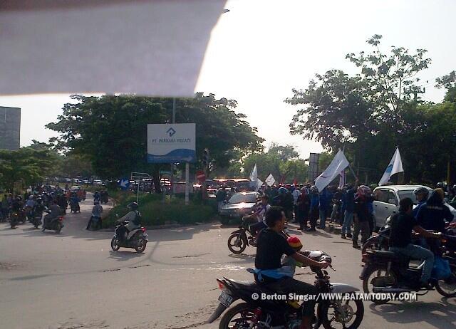 Laporan Demo Buruh dari kota Agan !!