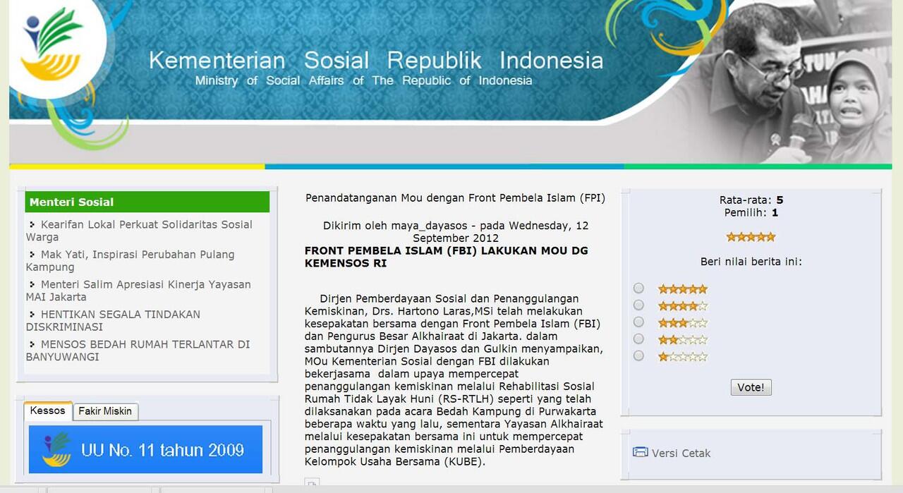 FPI: Program Pemerintah Sudah jalan &amp; Sukses di Tangan Kami, Apa yang mau diributin ?