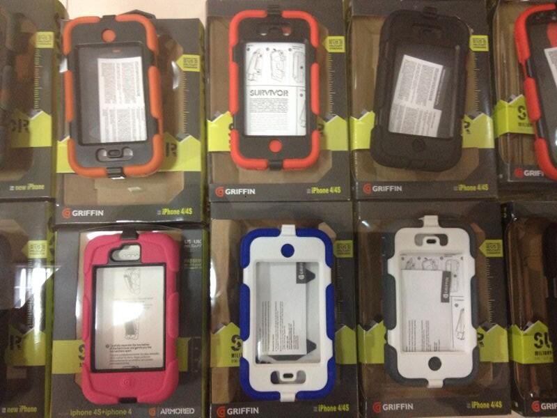 GRIFFIN SURVIVOR SAMSUNG S5/S4/S3 NOTE 3/2 IPHONE 5/S 4/S ALL IPAD/OTTERBOX