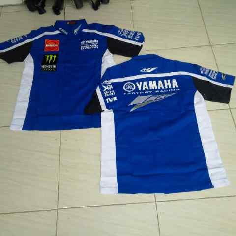 Jual kemeja moto gp honda gresini,yamaha factory racing,repsol honda,ducati