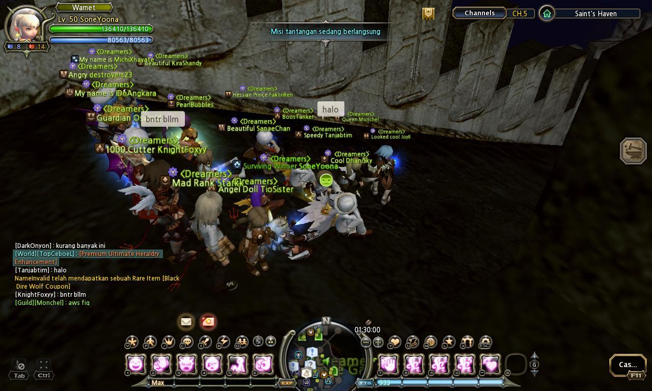 Yang maen Dragon nest indo server vestinel sini