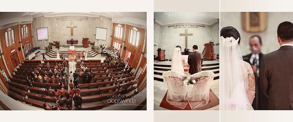 Hasil editan album wedding