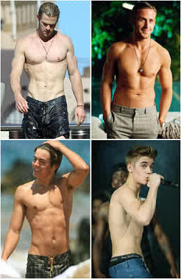 10 Selebriti Pria Paling Sixpack