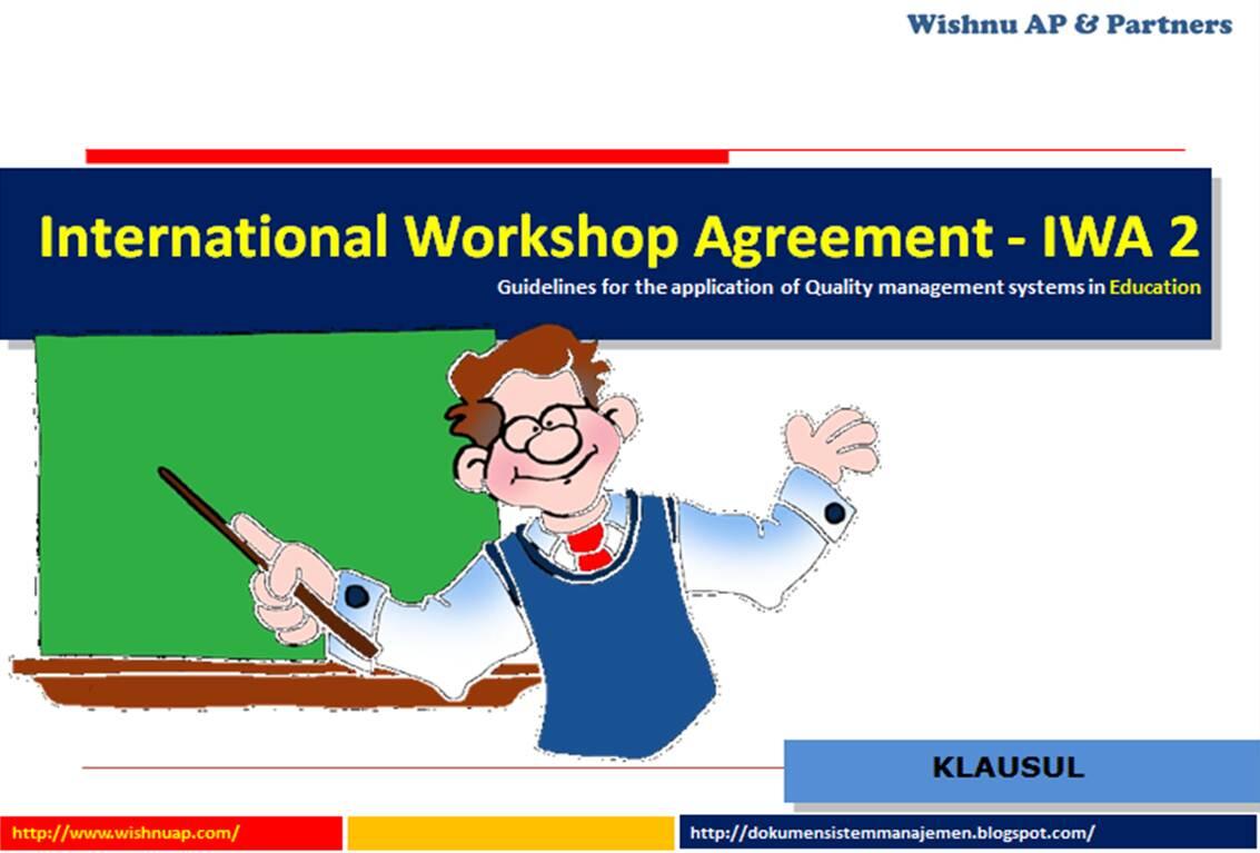 International Workshop Agreement - IWA 2