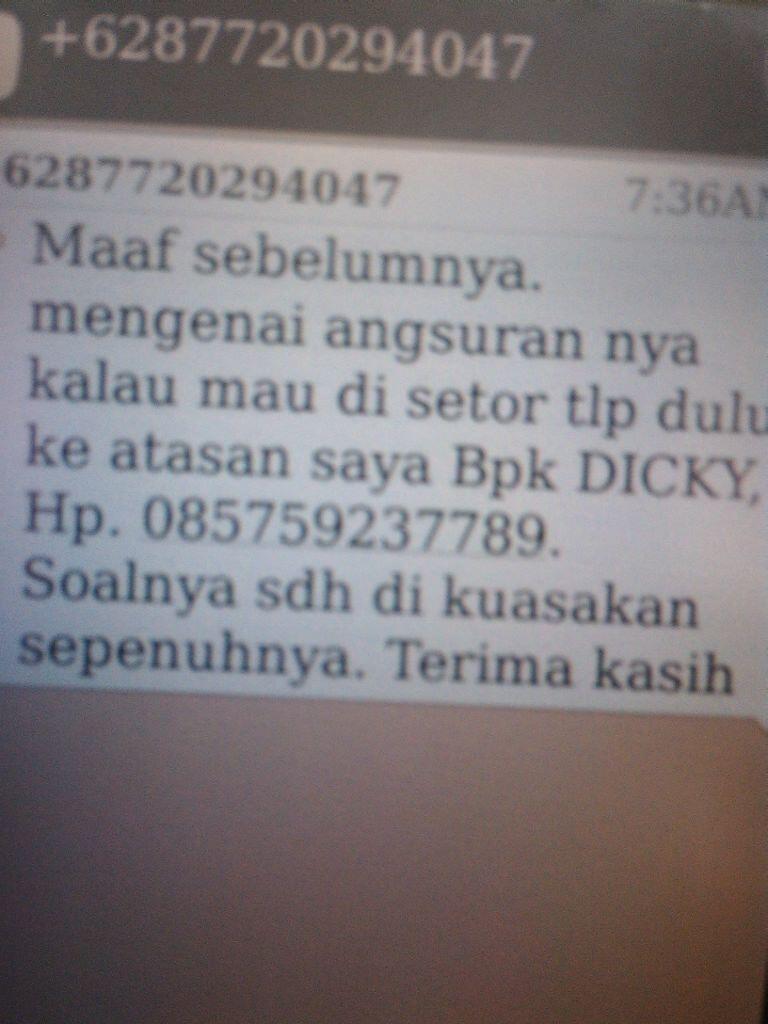 &#91;PICT&#93; MODUS BARU PENIPUAN VIA SMS