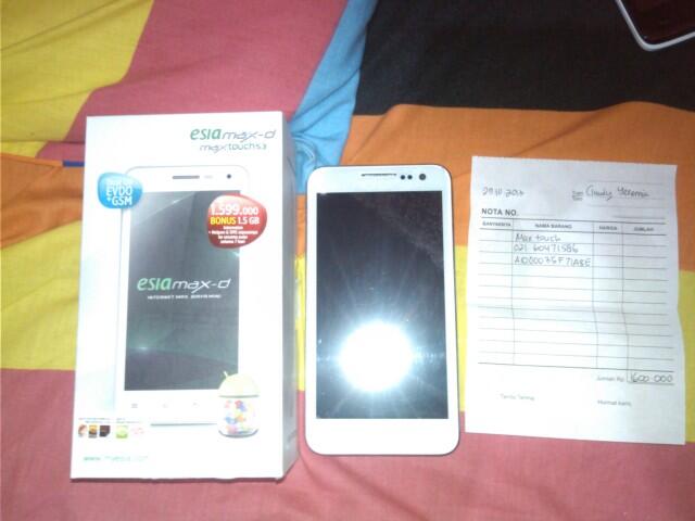 esia cyrus maxtouch cdma/gsm unlocked baru 1 hari