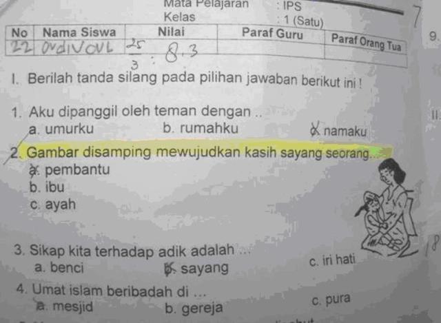 &#91;Speechless!&#93; Jawaban2 Brilian Soal Ujian dari Anak Kecil yang Polos!