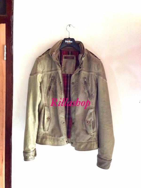 JAKET KULIT BERSHKA ORIGINAL LEATHER STORE!!!