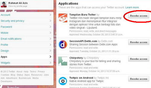 Penyebab Twitter Error (Otomatis Tweet / Retweet)