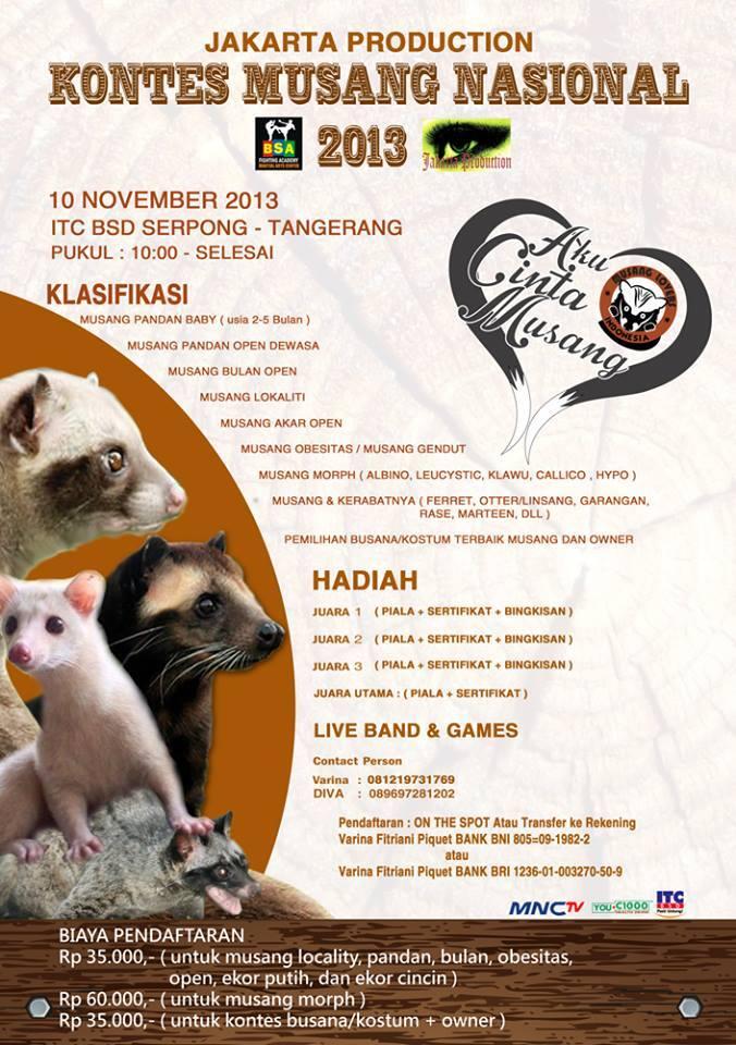 Kontes Musang Lovers Indonesia