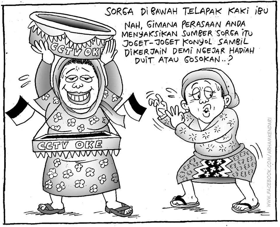 Ilustrasi Realita Acara Televisi Di Indonesia