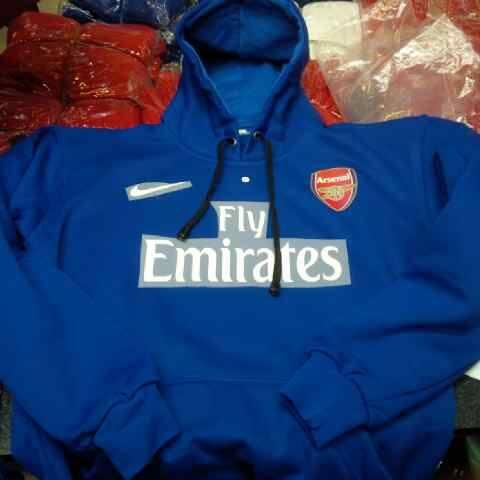 HOODIE KLUB SEPAKBOLA MANCHESTER ARSENAL CHELSEA LIVERPOOL BARCELONA MADRID PSG