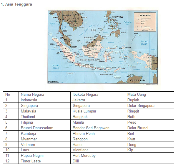 &#91;boleh tahu&#93; negara indonesia masuk asia mana ya? ini jawabannya!