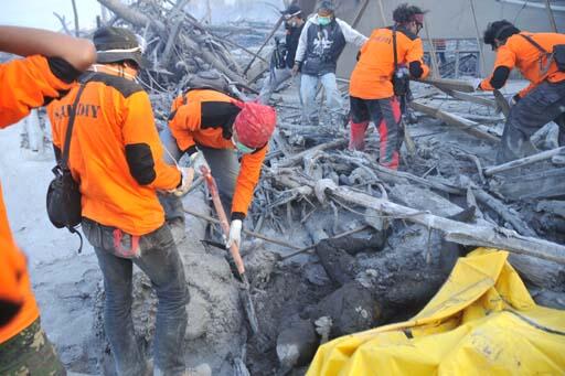 (MERINDING) Foto Akibat Letusan Gunung Merapi