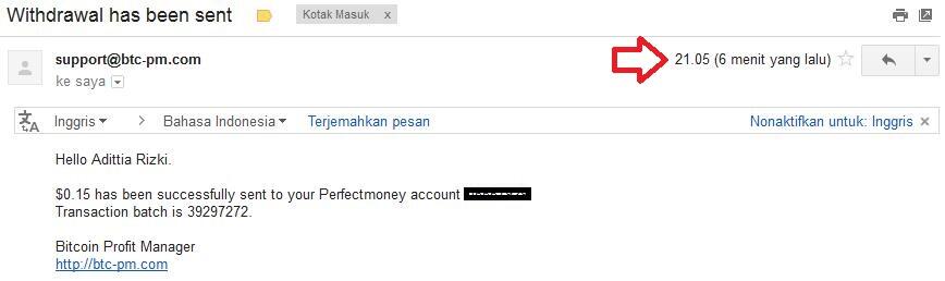 &#91;btc-pm&#93; Investasi Segar, Minimum Invest $1, WD/PO Cepat Dan Lancar + Bukti 