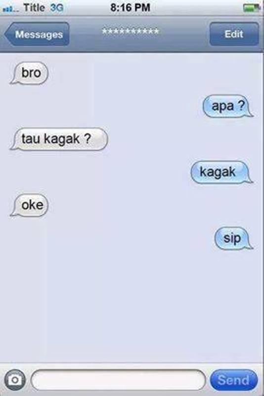 SMS koplak!