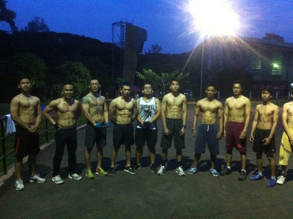 Hasil Latihan 3 bulan . ane (17tahun) no GYM