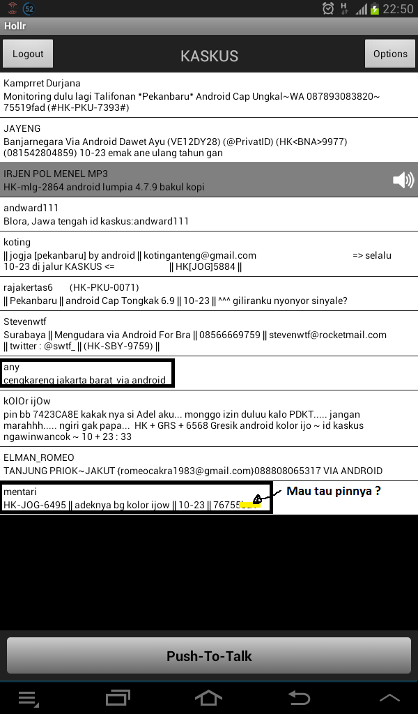 Ngobrol GRATIS, PRAKTIS, Untuk NGE-BREAK dengan KASKUSER se-Indonesia dgn HOLLR !!! 