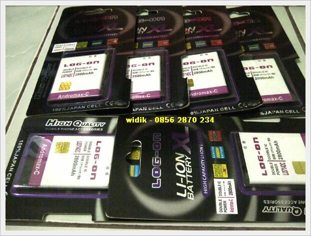 Baterai Double Power Andromax C merk Log On 2800 mAH (Semarang)