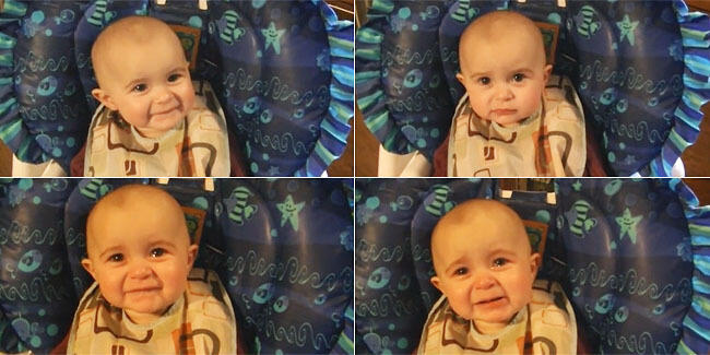 Cute Banget ! Bayi Ini Menangis Terharu Saat Ibunya Menyanyi.