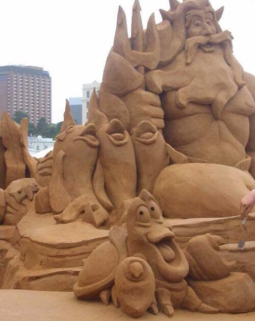 WOW Karya seni ini dari pasir pantai