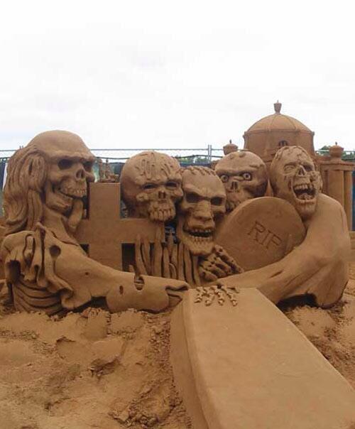 WOW Karya seni ini dari pasir pantai