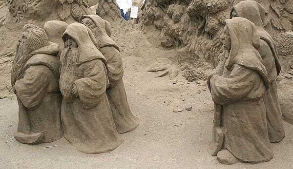 WOW Karya seni ini dari pasir pantai