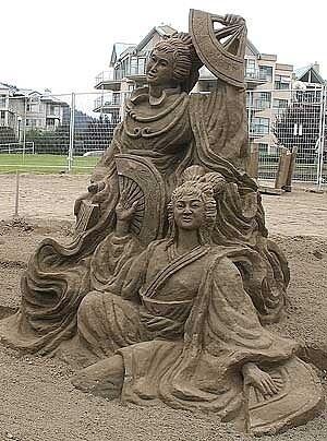 WOW Karya seni ini dari pasir pantai