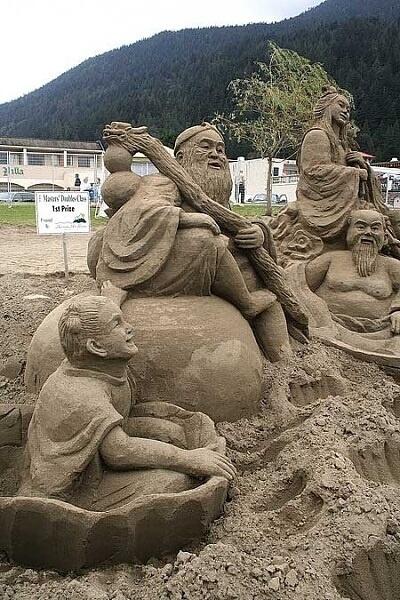 WOW Karya seni ini dari pasir pantai