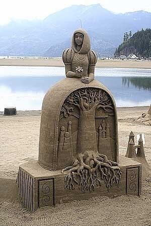 WOW Karya seni ini dari pasir pantai