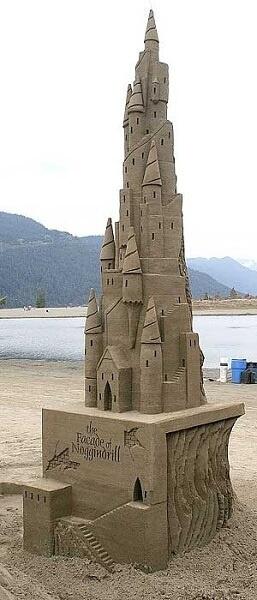 WOW Karya seni ini dari pasir pantai