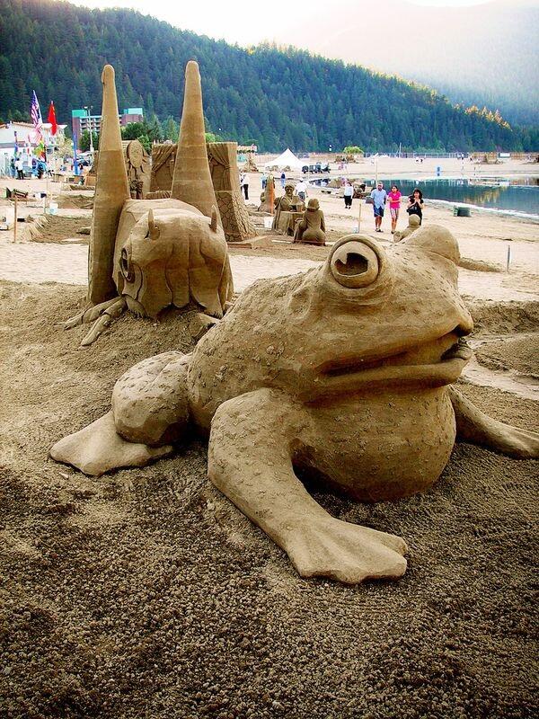 WOW Karya seni ini dari pasir pantai