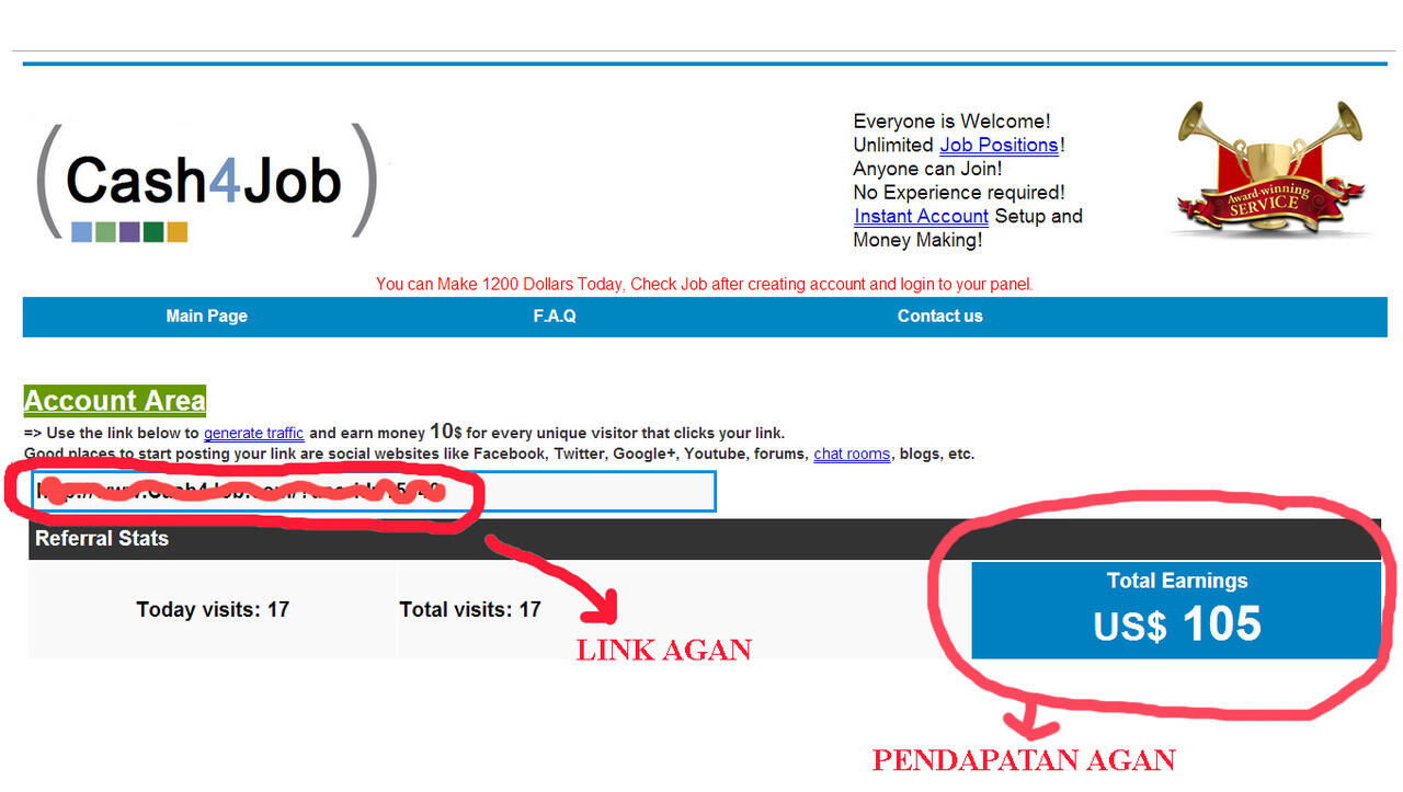 SHARE DAPET DOLLAR SAMPAI $300
