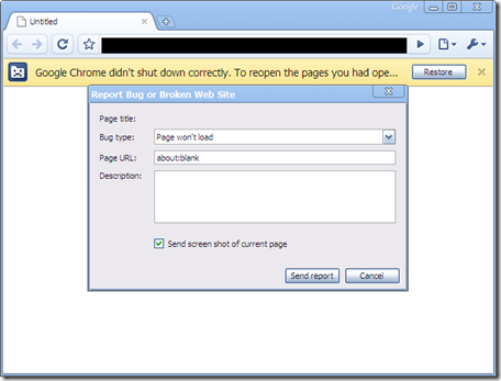 yang google chromenya suka error atau crash masuk!!! (++pict)