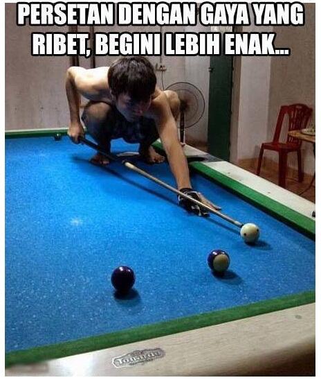yang jago billiard masuk , yang engga jago juga boleh !!